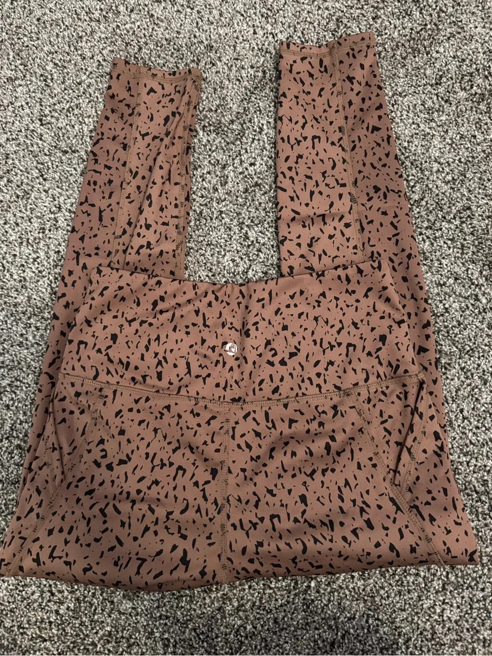 Brown Speckle High-Rise Leggings - Picture 2 of 3